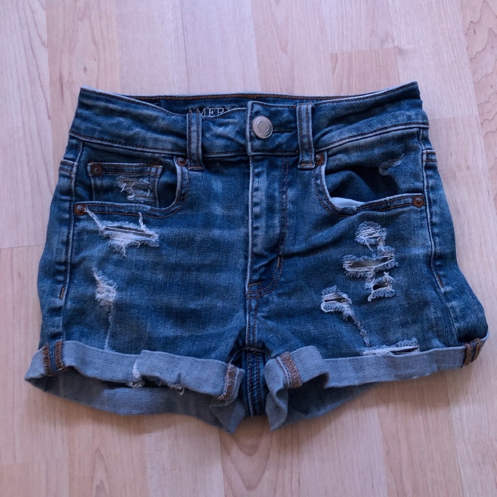 American eagle jean shorts!